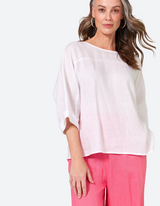 Studio Relaxed Top - Salt - Eb&Ive