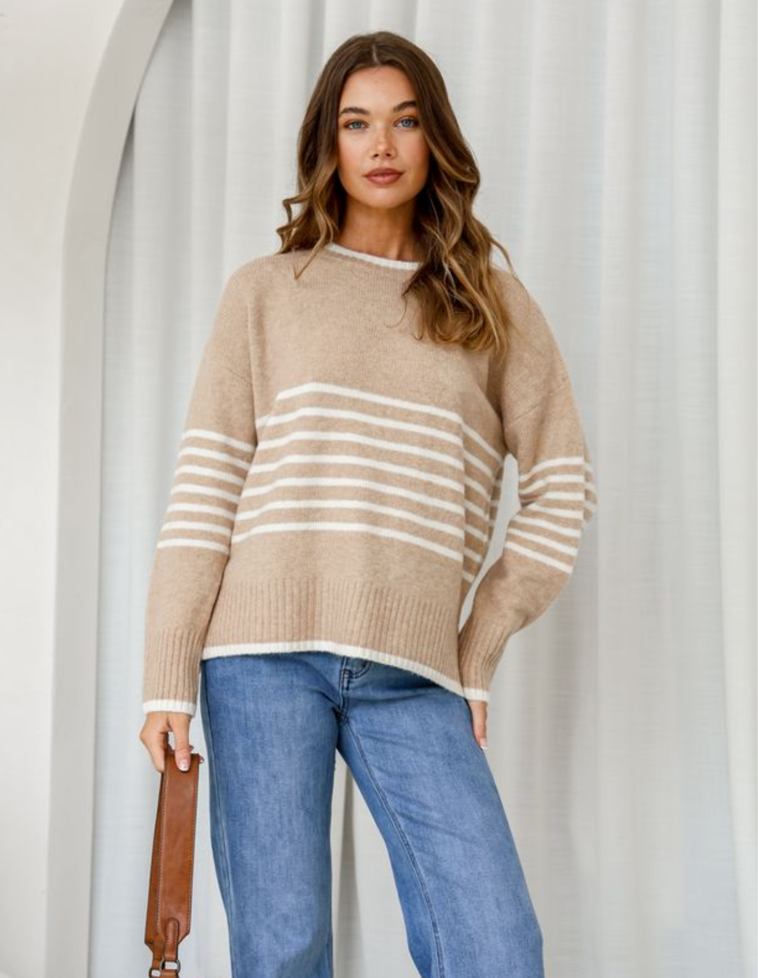 Dana Stripe Knit - Fudge Gifts