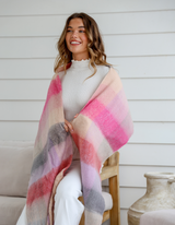 Check Knit Scarf - Fudge Gifts - FUDGE Gifts Home Lifestyle