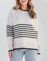 Dana Stripe Knit - Fudge Gifts