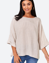 Studio Relaxed Top - Tusk - Eb&Ive - FUDGE Gifts Home Lifestyle