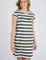 Signature Stripe Tee Dress - Foxwood