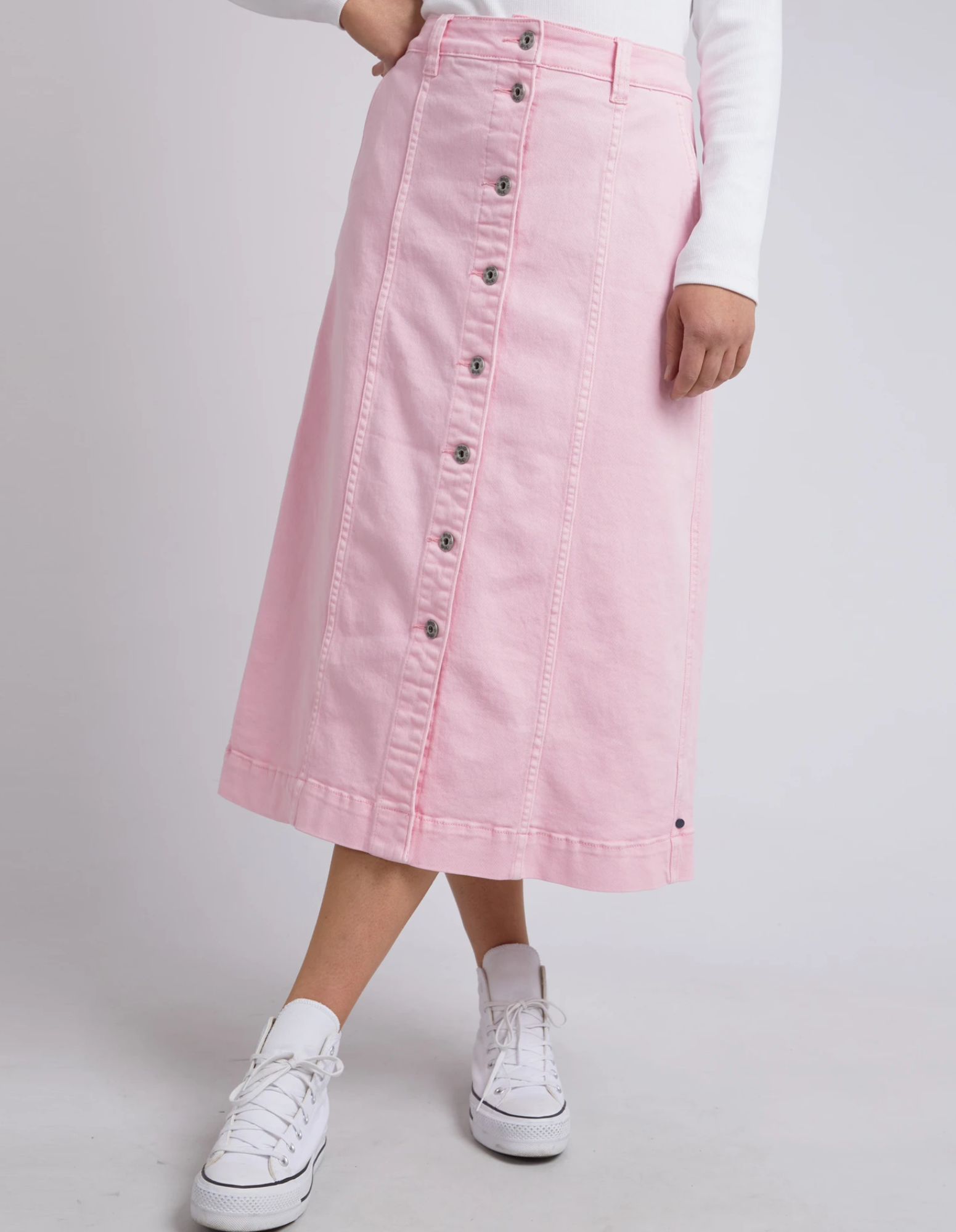 Florence Button Thru Skirt - Splendid Pink - Elm Lifestyle - FUDGE Gifts Home Lifestyle