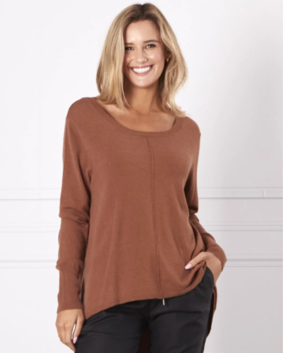 Windsor Knit - Caramel - Leoni