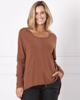 Windsor Knit - Caramel - Leoni