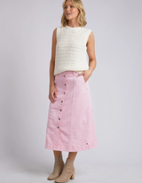 Janey Knit Vest - Pearl - Elm Lifestyle