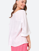 Studio Relaxed Top - Salt - Eb&Ive - FUDGE Gifts Home Lifestyle