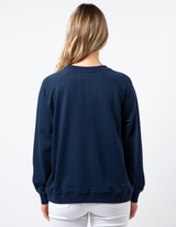 Classic Sweater - Navy with Blush Doily - Stella + Gemma - FUDGE Gifts Home Lifestyle