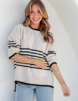 Dana Stripe Knit - Fudge Gifts - FUDGE Gifts Home Lifestyle