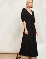 La Mer Tie Dress - Sable - Eb&Ive