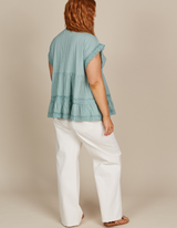 Fleur V Neck Top- Isle Of Mine