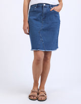 Belle Skirt - Mid Blue - Foxwood