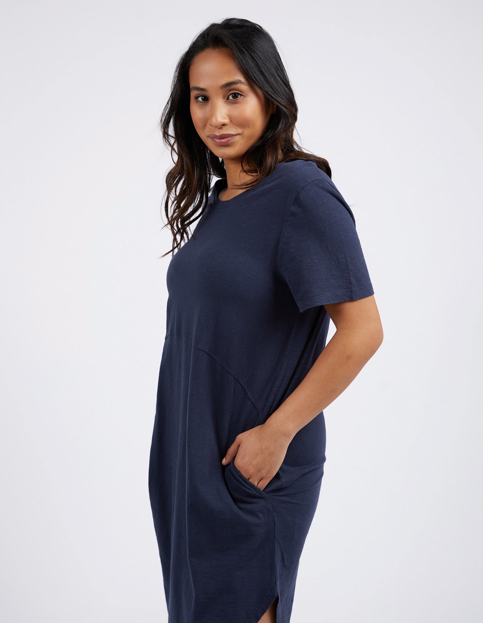 Bay Dress - Navy - Foxwood