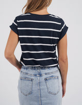 Manly Stripe Tee - Foxwood