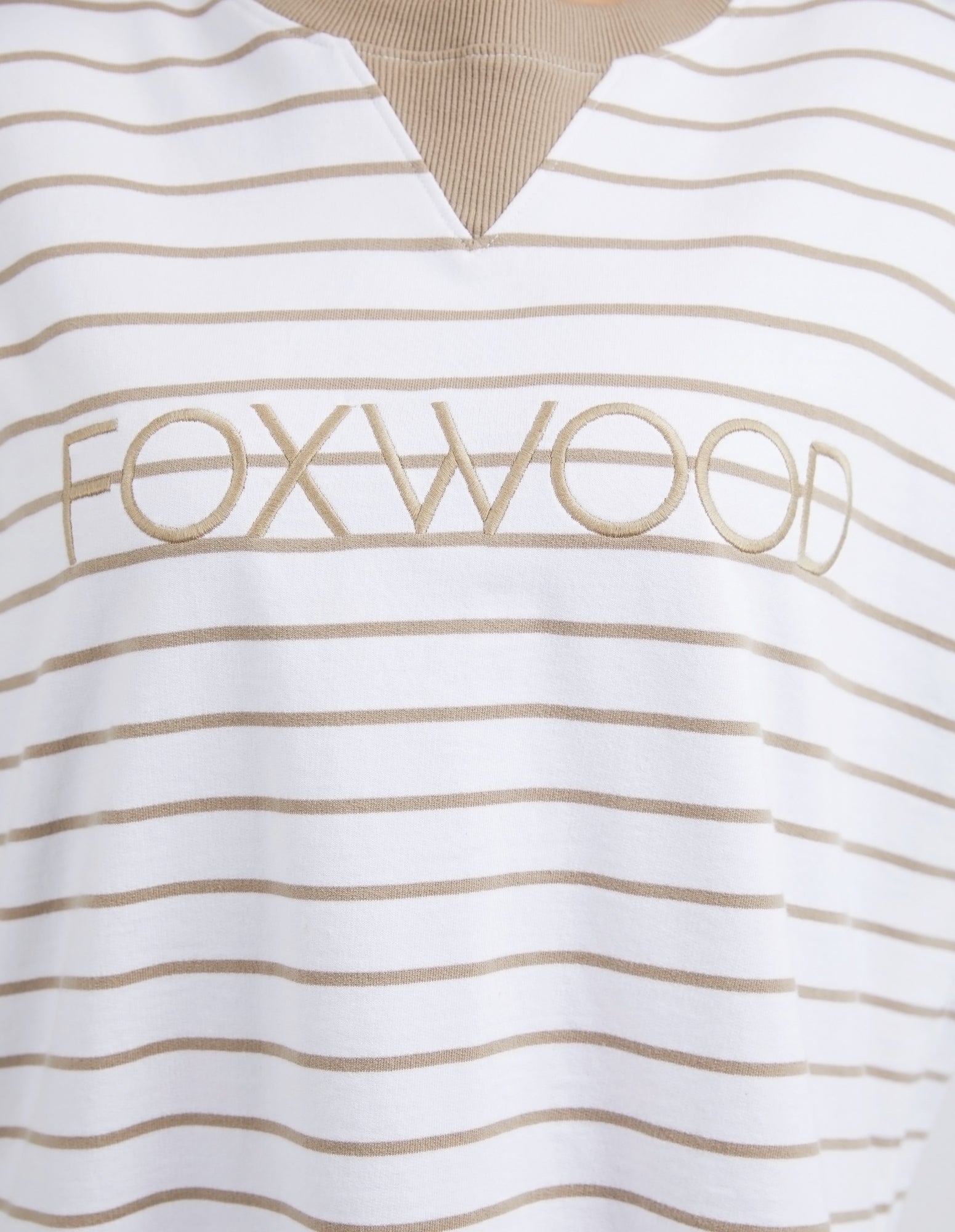 Simplified Stripe Crew - Foxwood