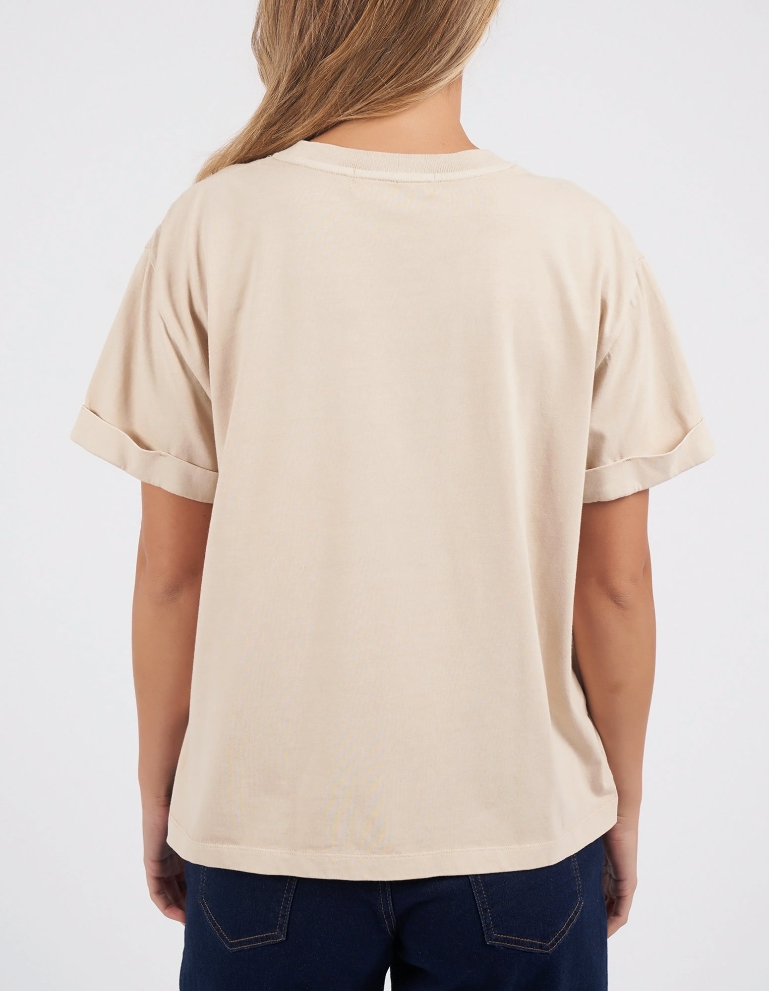 Huntleigh Oversized Tee - Oat - Foxwood