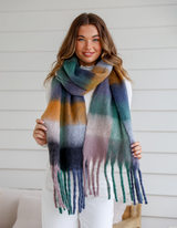 Check Knit Scarf - Fudge Gifts - FUDGE Gifts Home Lifestyle