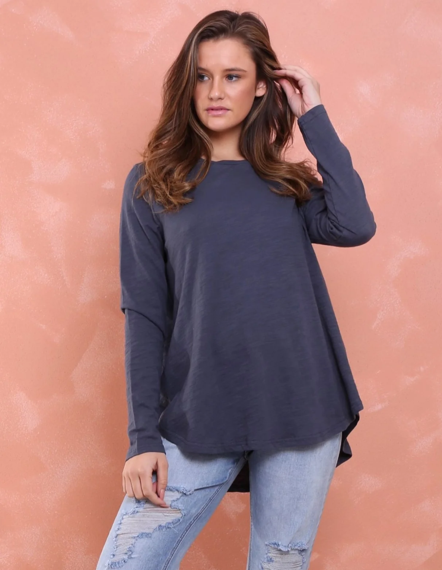 Carly Long Sleeve Top - Leoni - FUDGE Gifts Home Lifestyle