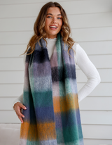 Check Knit Scarf - Fudge Gifts - FUDGE Gifts Home Lifestyle