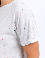 Festive Spot Tee - Grey Marle - Elm Lifestyle