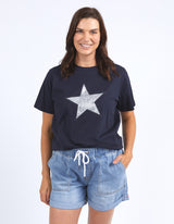 Sparkle Star Tee - Navy - Elm Lifestyle