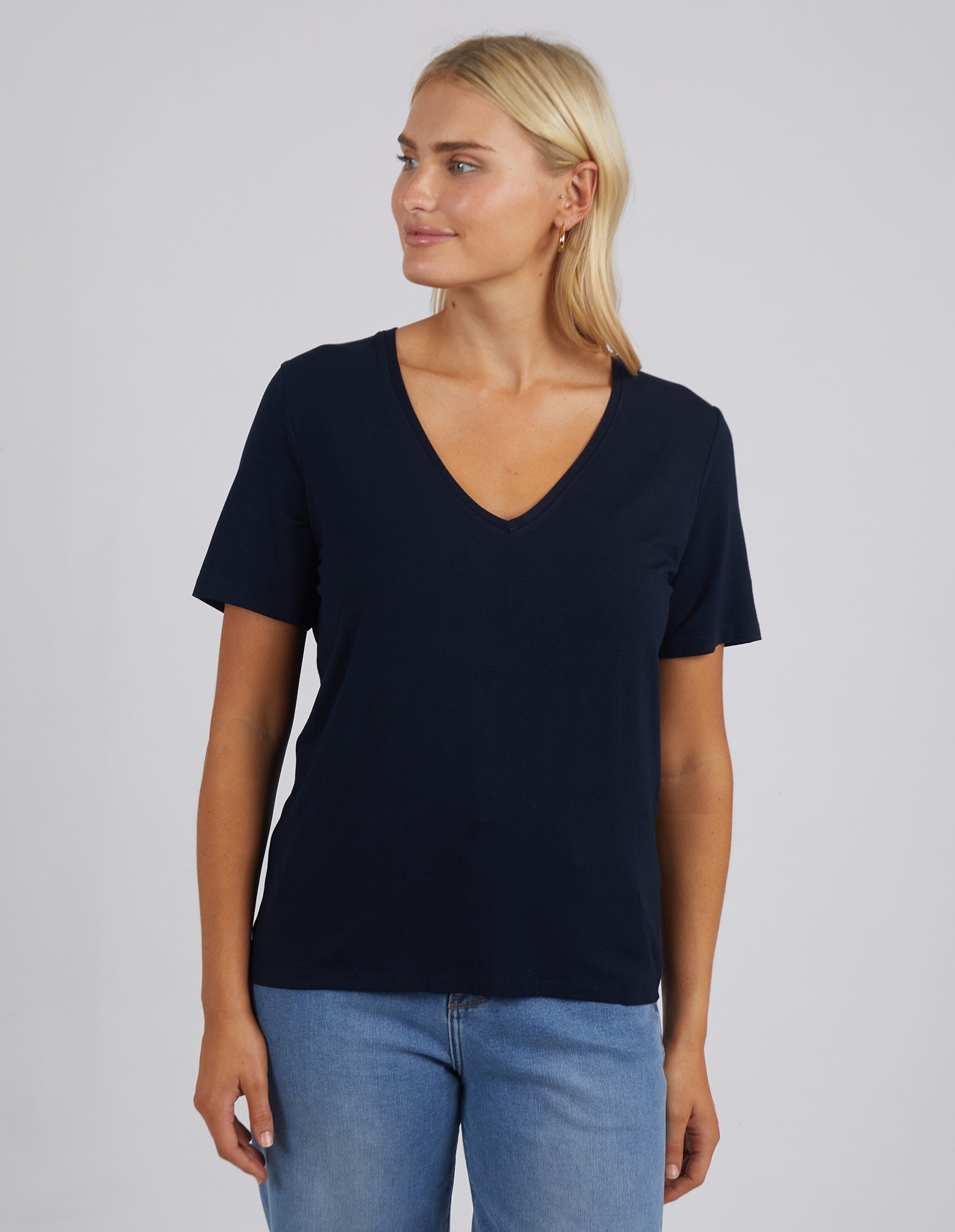 Lexi V Neck Tee - Elm Lifestyle - FUDGE Gifts Home Lifestyle