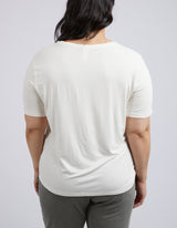 Lexi V Neck Tee - Elm Lifestyle - FUDGE Gifts Home Lifestyle