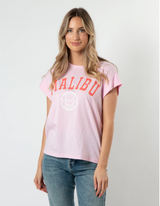 Cuff Sleeve T-Shirt - Malibu Candy - Stella + Gemma