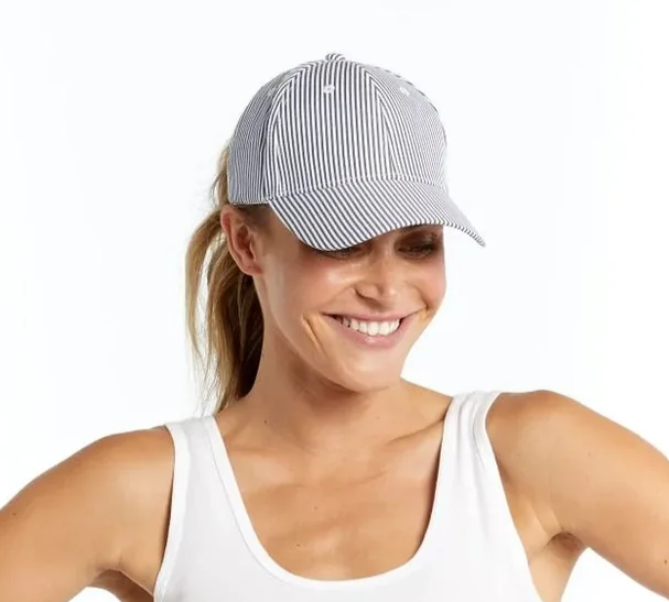 Pony Cap - Stripe - Betty Basics - FUDGE Gifts Home Lifestyle