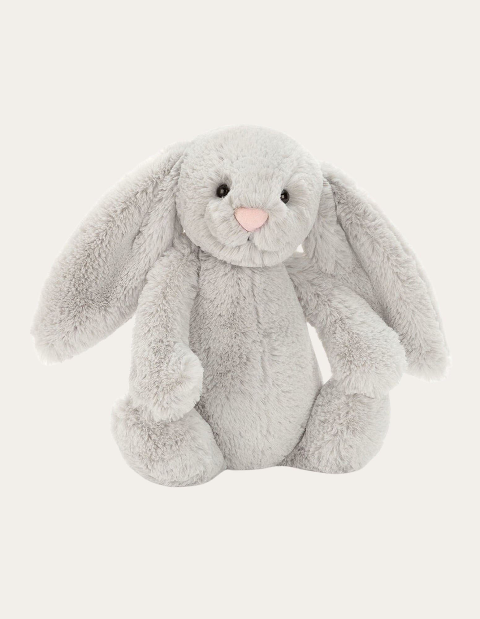 Bashful Silver Bunny - Med - Jellycat