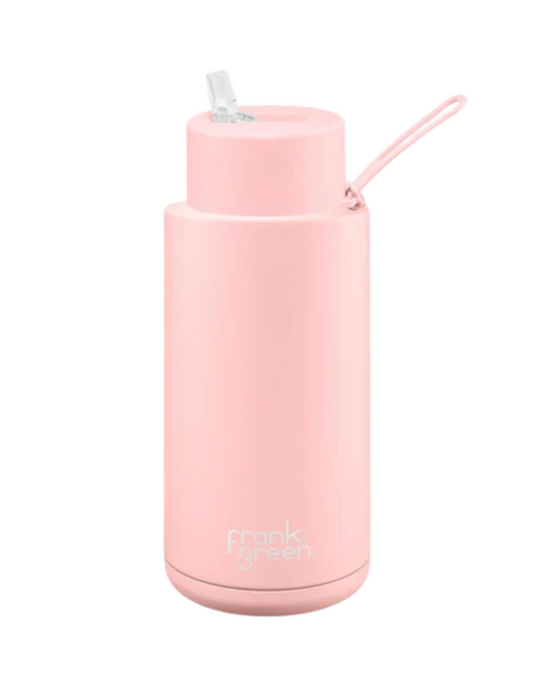 34oz Reusable Bottle with Straw Lid - Frank Green