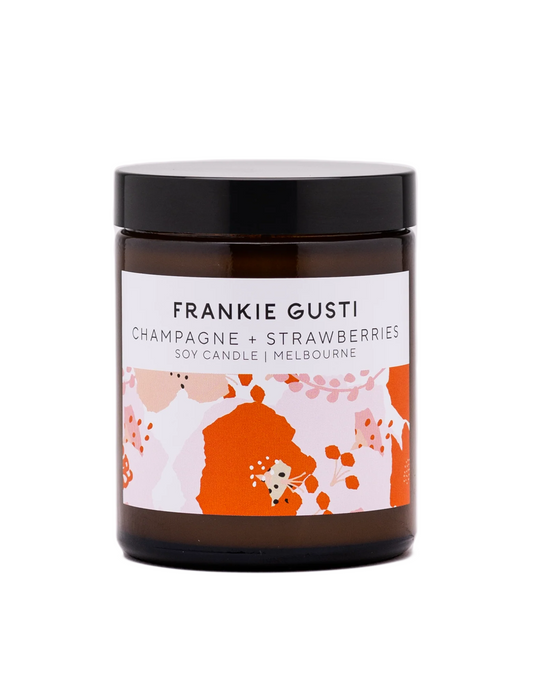 Honeys Little Soy Candle - Champagne & Strawberries - Frankie Gusti