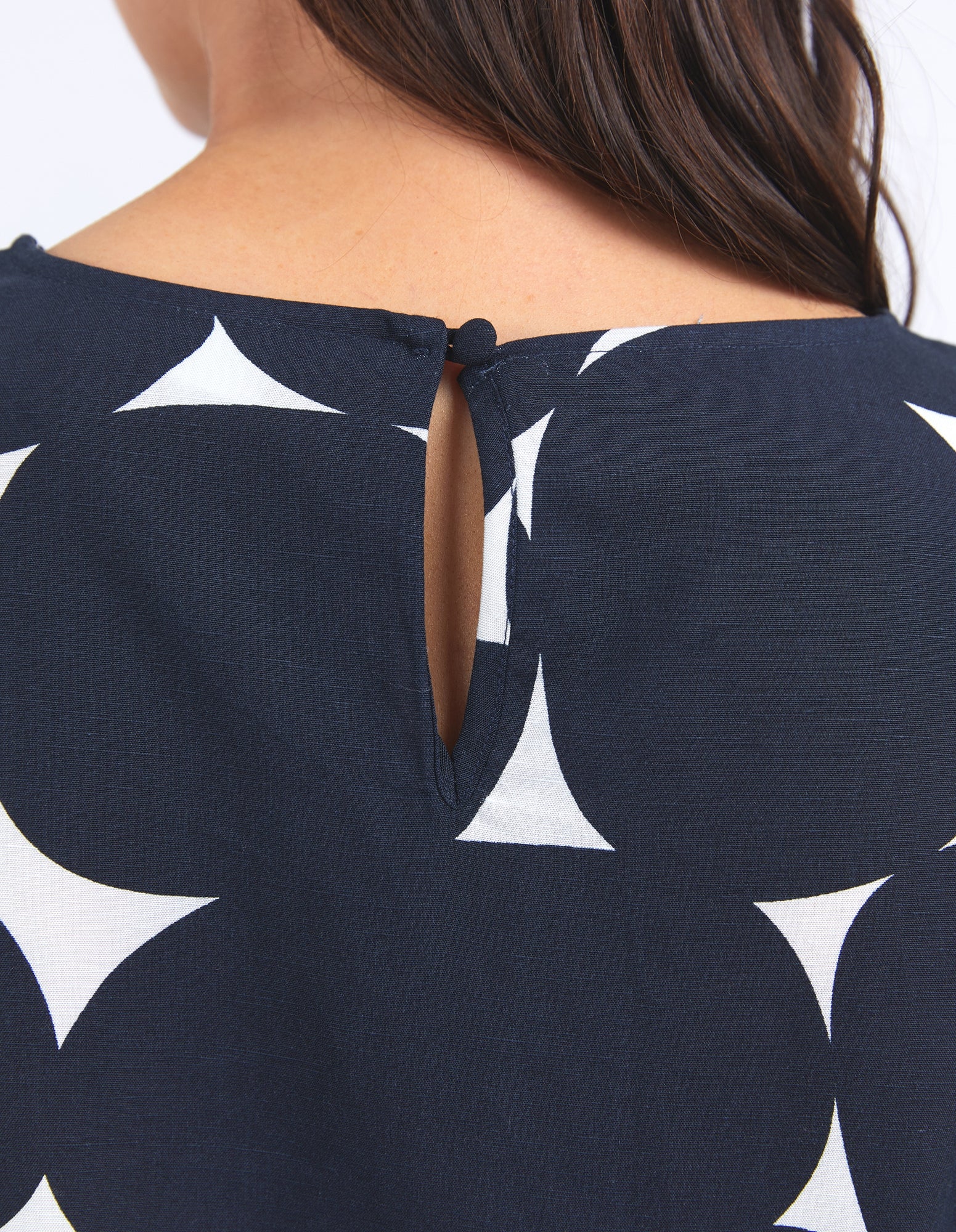 Demi Spot Top - Navy - Elm Lifestyle