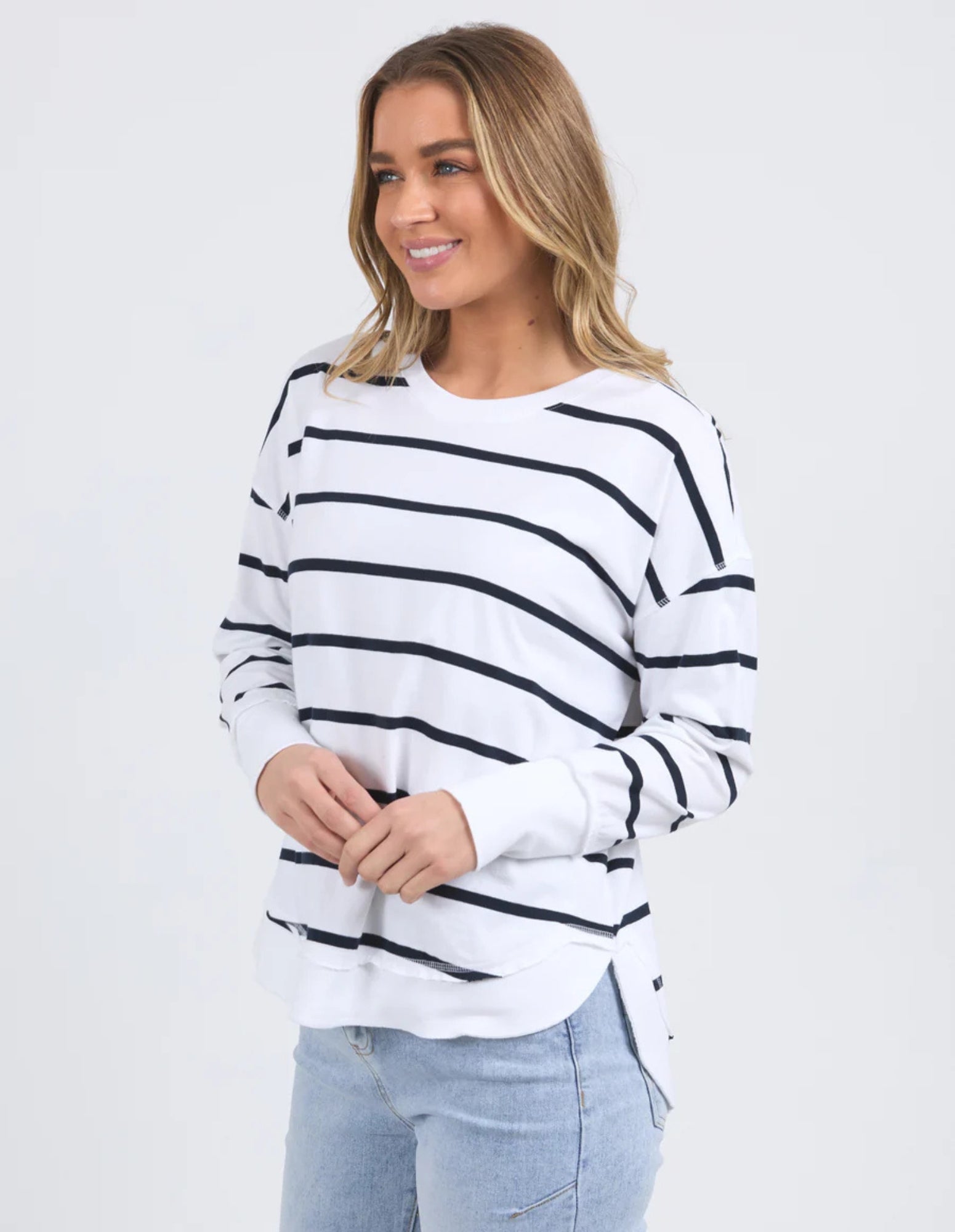 Farrah Long Sleeve Stripe - Foxwood