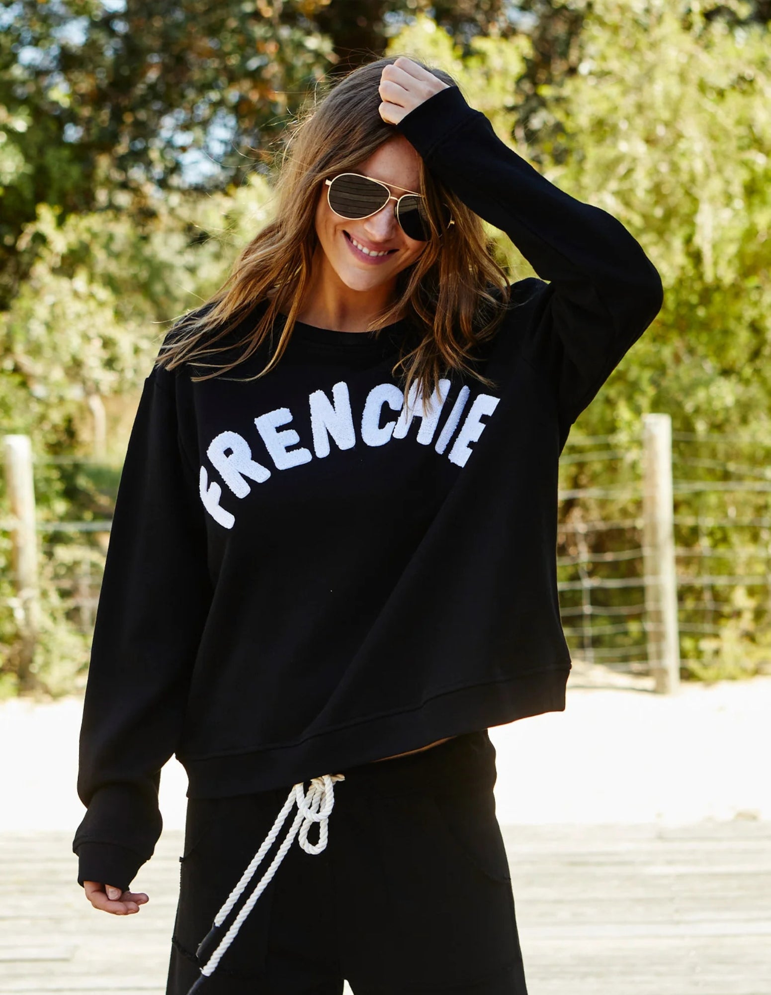 Frenchie Sweat - Black - Hammill & Co