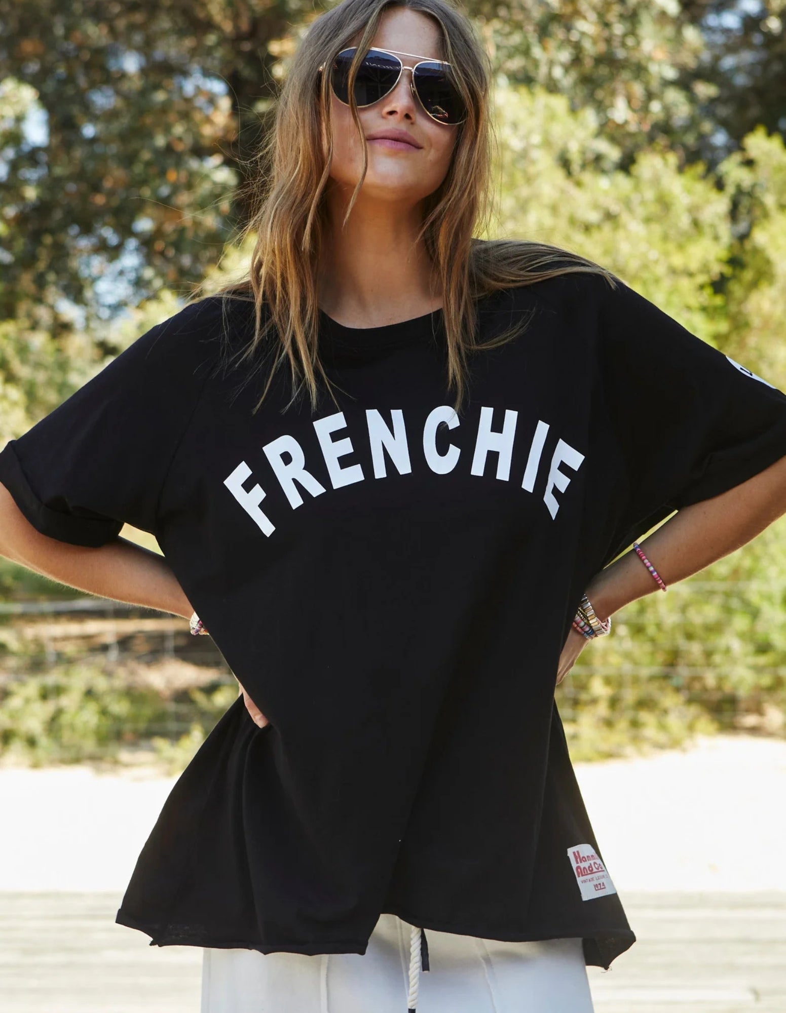 Frenchie Tee - Black - Hammill & Co