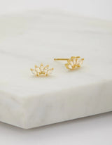 Isabella Stud Earring - Gold - Zafino