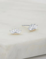 Isabella Stud Earring - Silver - Zafino