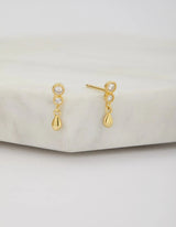 Jasmine Stud Earring - Gold - Zafino