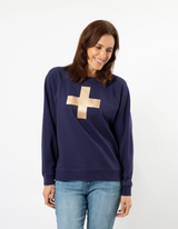 Everyday Sweater - Navy Gold Glitter - Stella + Gemma - FUDGE Gifts Home Lifestyle