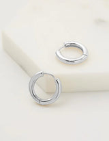 Kendall Hoop Earring Medium - Silver - Zafino