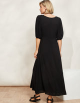 La Mer Tie Dress - Sable - Eb&Ive