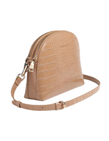 Lolita Crossbody Bag - Croc Camel - Louenhide