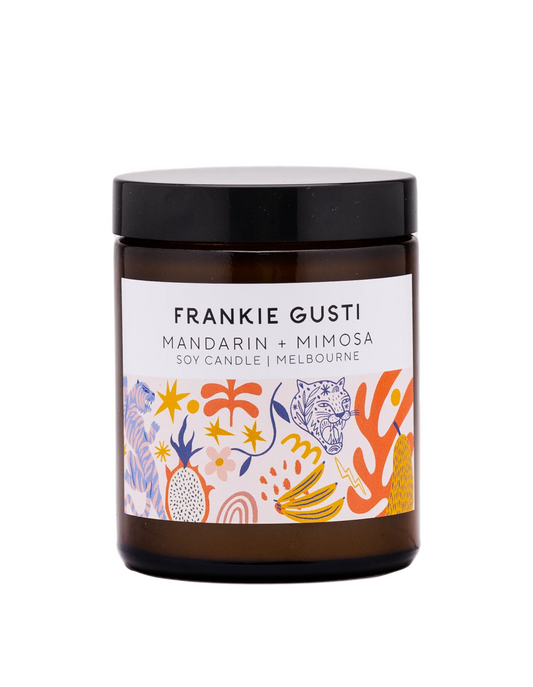 Honeys Little Soy Candle - Mandarin & Mimosa - Frankie Gusti