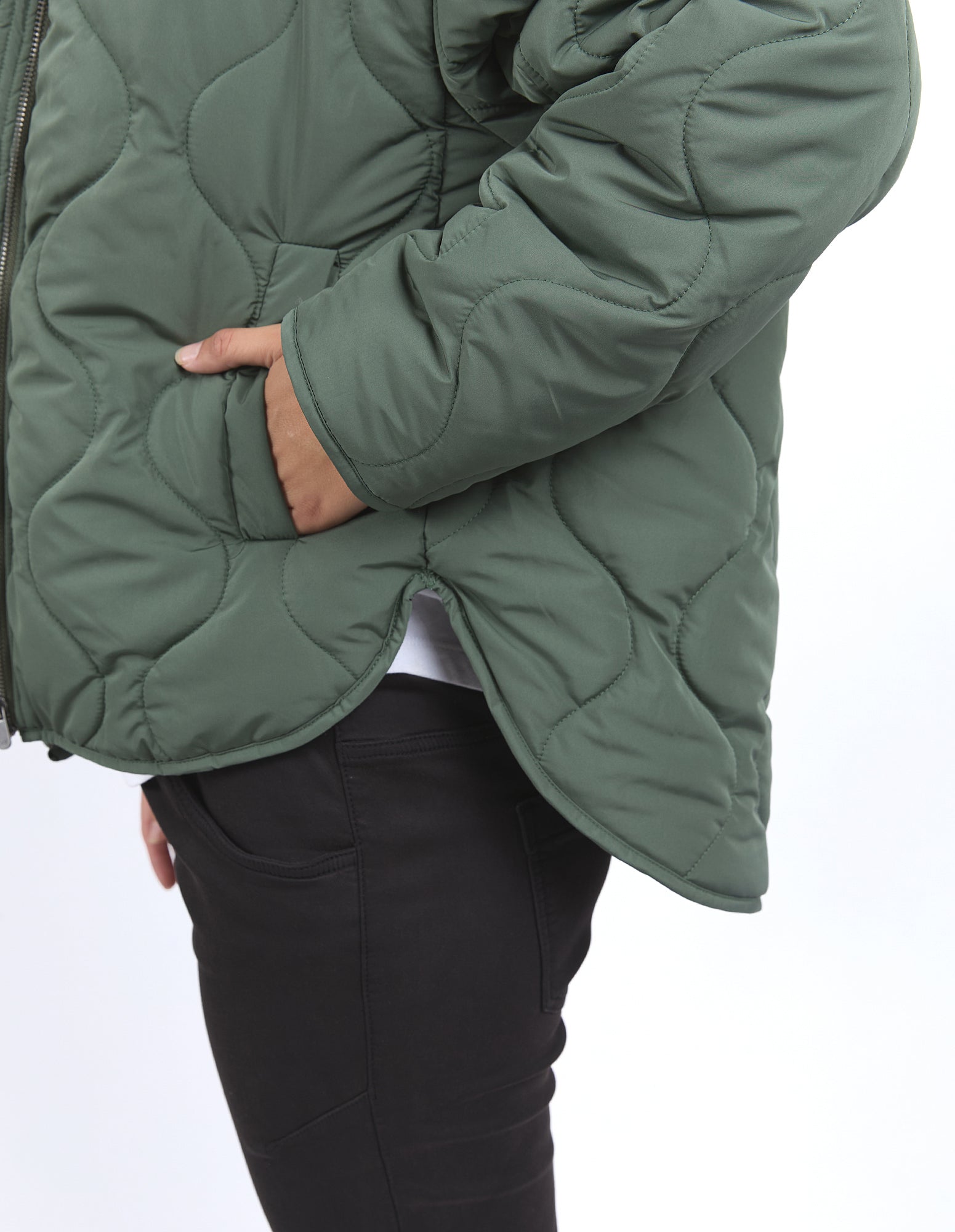 Mellow Quilted Jacket - Khaki - Foxwood