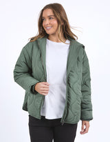 Mellow Quilted Jacket - Khaki - Foxwood