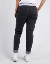 Melody Denim Jogger - Washed Black - Elm Lifestyle