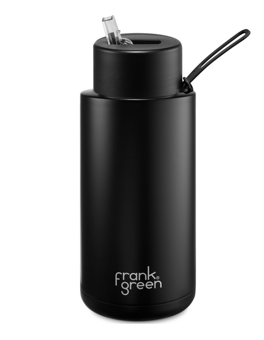 34oz Reusable Bottle with Straw Lid - Frank Green