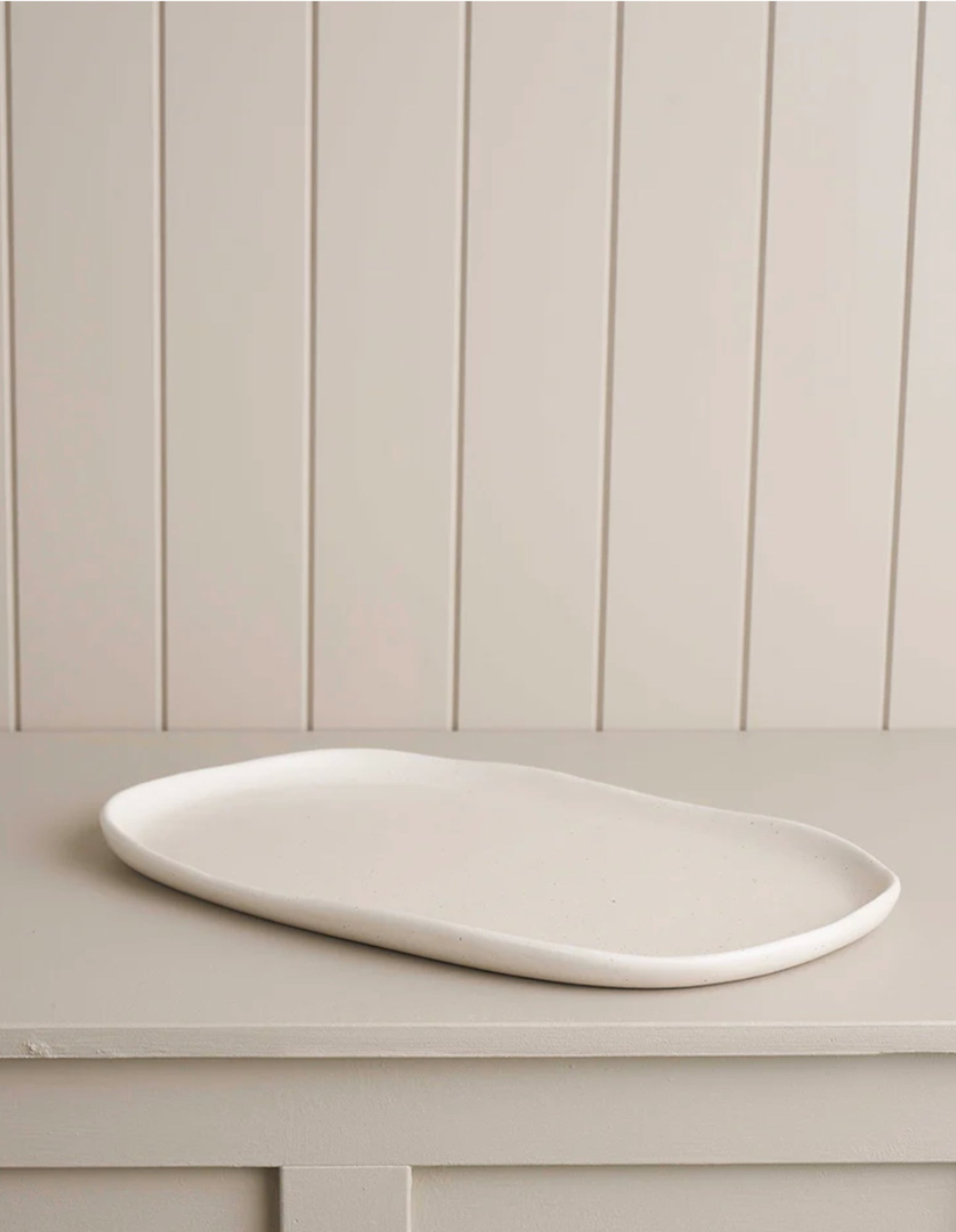 Large Oblong Platter / Natural Earth Table of Plenty