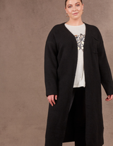 Paarl Longline Cardigan- Ebony - Eb & Ive - FUDGE Gifts Home Lifestyle